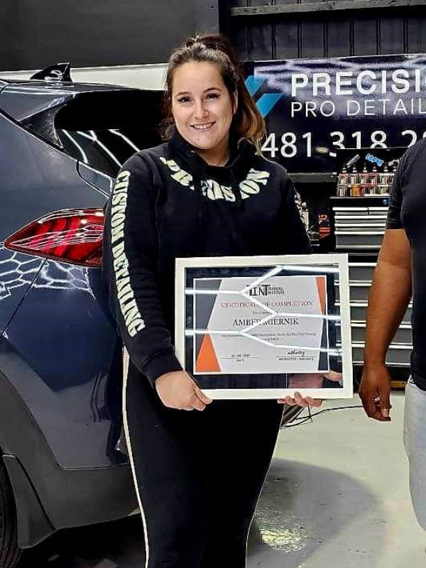Amber Miernik — Window Tint Skool certificate