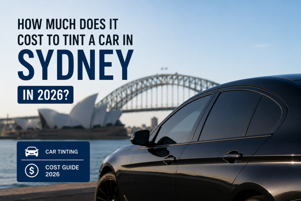How Much Does It Cost to Tint a Car in Sydney in 2026?